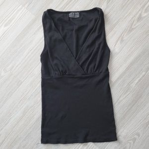 Michael Stars Black V-Neck Top